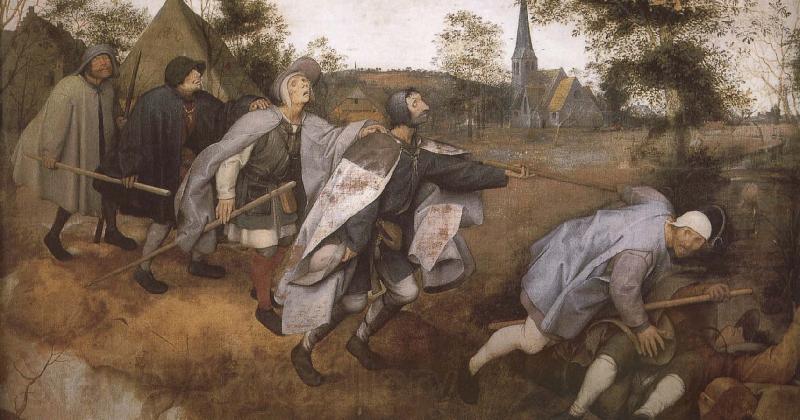 Pieter Bruegel Blind France oil painting art